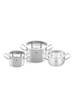  [CHÍNH HÃNG] Bộ nồi Fissler Original Pro 5 món nắp inox - Bộ nồi Fissler OPC2 Original Profi 3 món - 4 món - 5 món 