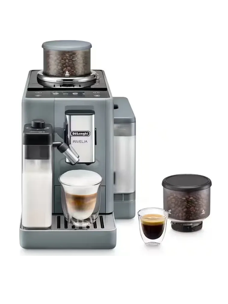  [CHÍNH HÃNG - SALE ĐẬM] Máy pha cà phê Delonghi Exam440.55.BG Exam440.55.G Rivelia Fully Automatic Coffee Machine 