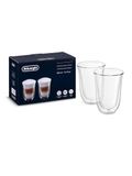  [CHÍNH HÃNG] Bộ 6 ly thủy tinh 2 lớp cách nhiệt Delonghi 90ml / 270ml / 330ml  - DeLonghi Double Walled Thermal Glasses 
