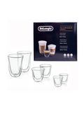  [CHÍNH HÃNG] Bộ 6 ly thủy tinh 2 lớp cách nhiệt Delonghi 90ml / 270ml / 330ml  - DeLonghi Double Walled Thermal Glasses 