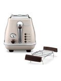  [CHÍNH HÃNG] Máy nướng bánh mì Delonghi CTOV2103.BG - Lò nướng bánh mì Delonghi CTOV2103.GR Icona Vintage Toaster 