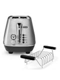  [CHÍNH HÃNG] Máy nướng bánh mì Delonghi Distinta X CTI2103.M - Delonghi Distinta 2 Slice Toaster 