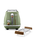  [CHÍNH HÃNG] Máy nướng bánh mì Delonghi CTOV2103.BG - Lò nướng bánh mì Delonghi CTOV2103.GR Icona Vintage Toaster 
