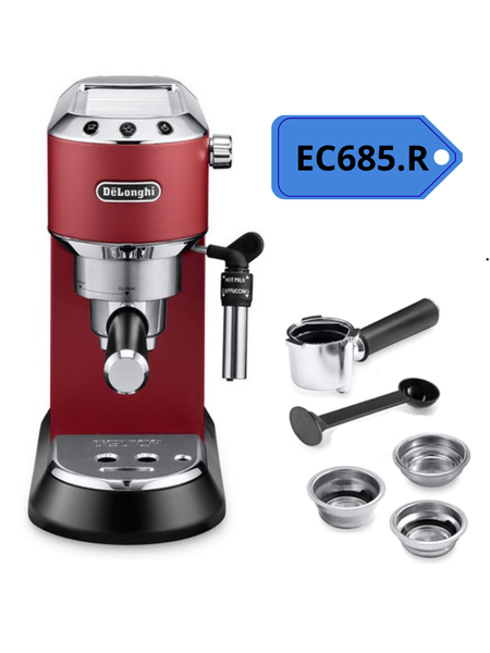  [CHÍNH HÃNG] Máy pha cà phê Delonghi EC685 - EC885 Coffee Maker Delonghi EC 685 (EC685.M - EC685.R - EC685.BK) EC885 (EC885.M - EC885.GY) 
