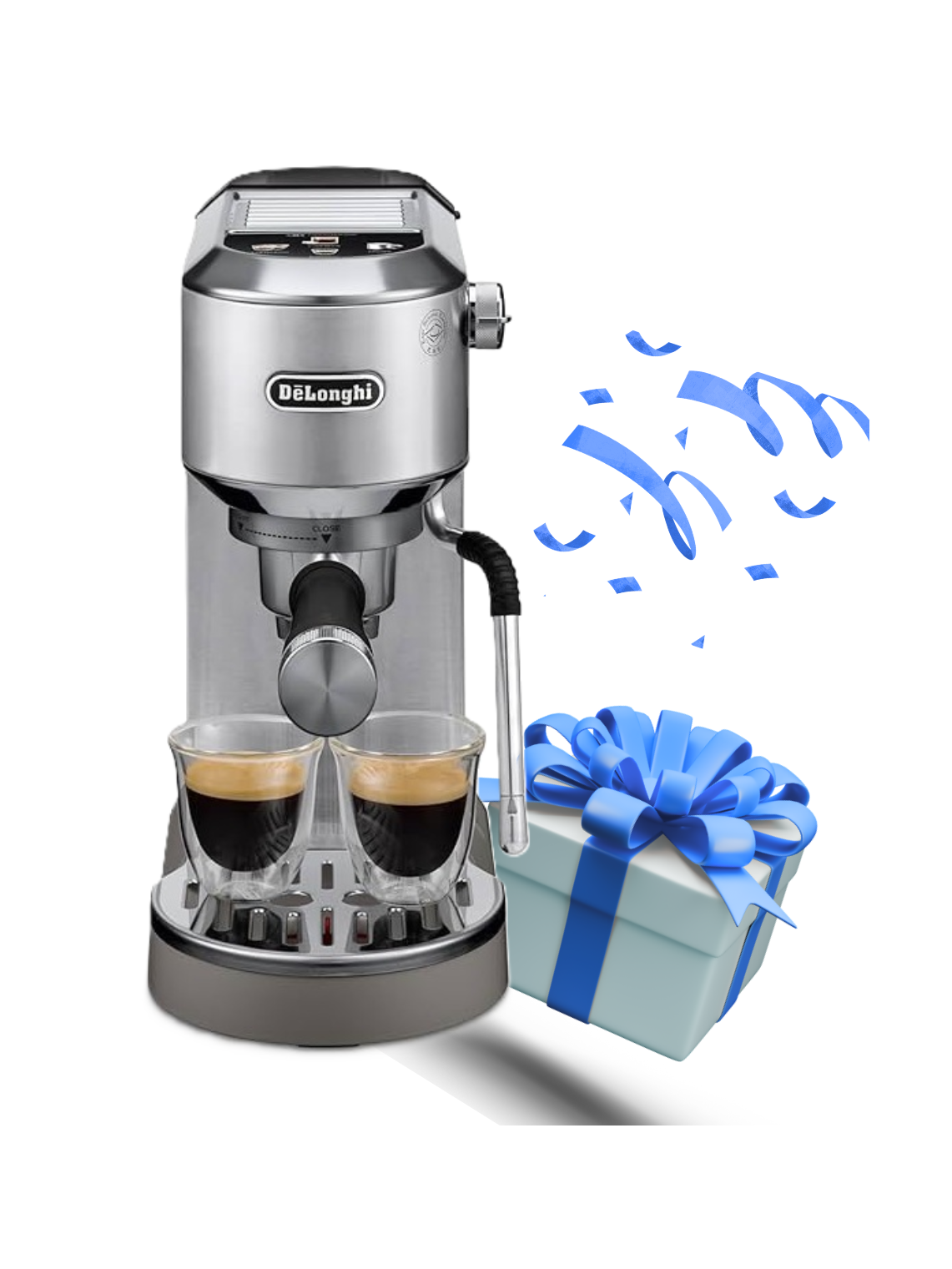  [CHÍNH HÃNG] Máy pha cà phê Delonghi EC890 - Delonghi Dedica Duo EC 890 (EC890.M - EC890.GR - EC890.WI - EC890.PK) 
