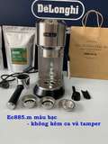  Máy pha cà phê Delonghi EC885 Dedica Arte Manual Espresso Coffee Maker Ec885.BG - EC885.GY - Ec885.M 