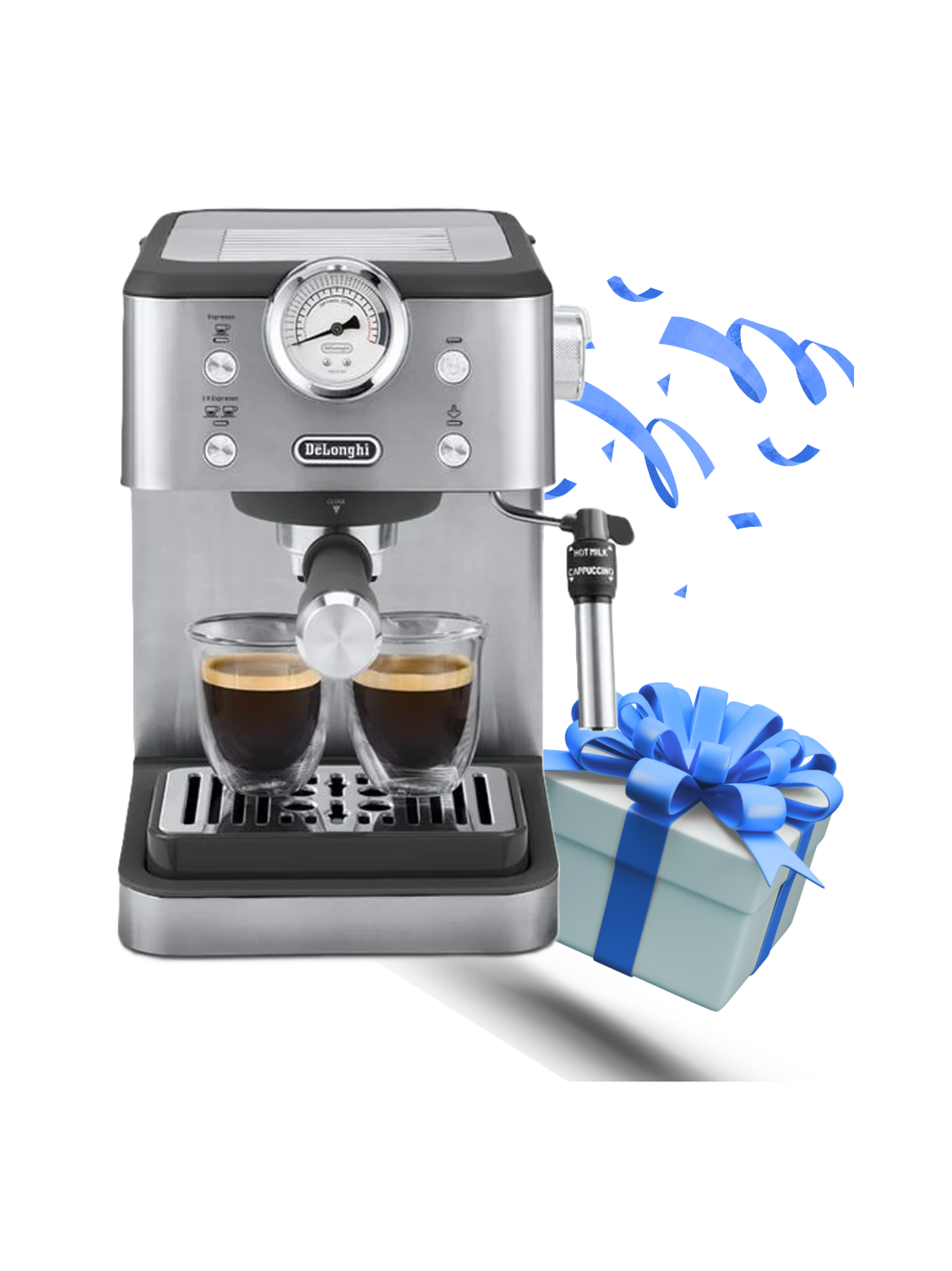  [CHÍNH HÃNG] Máy pha cà phê Delonghi EM450.M giá tại kho chỉ 3.790k - Bảo hành chính hãng 12 tháng - Delonghi Linea Classic EM 450 M Espresso Machine 
