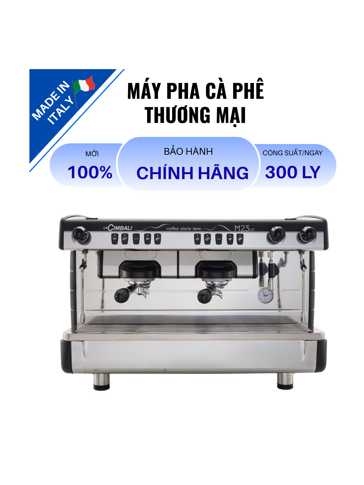 CHÍNH HÃNG] Máy pha cà phê Espresso La Cimbali M23 UP DT 2 - 2