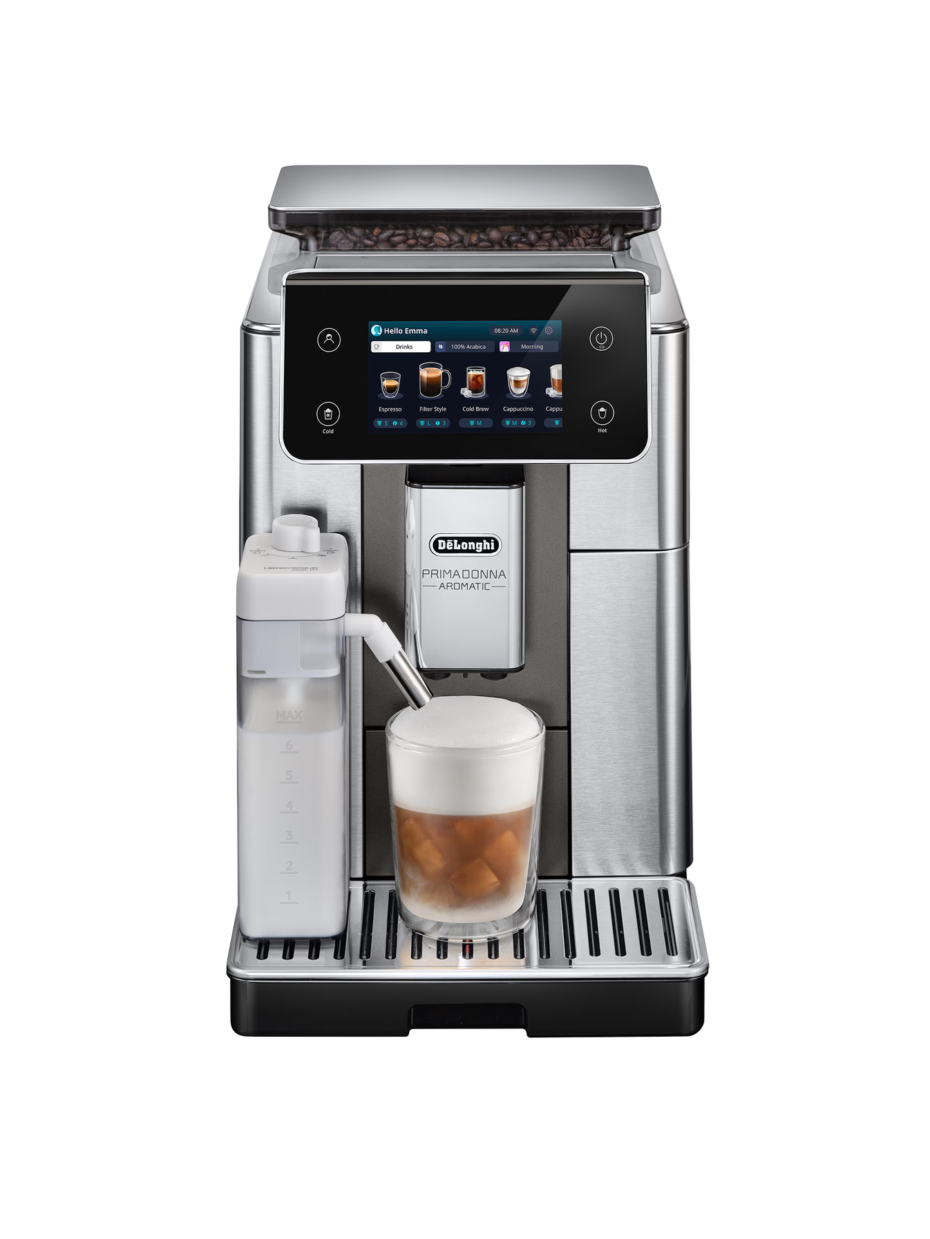  [CHÍNH HÃNG] Máy pha cà phê Delonghi ECAM630.65.TSM - Delonghi PrimaDonna Aromatic Fully Automatic Espresso Machine ECAM 630 65 TSM 