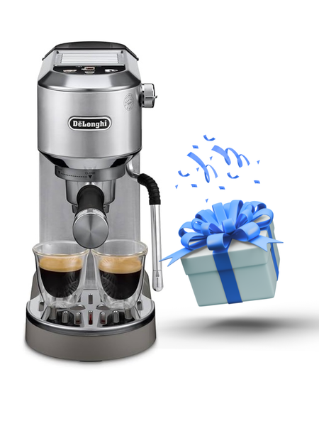  [BLACK FRIDAY - MUA 1 TẶNG 1] Máy pha cà phê Delonghi EC890 - Delonghi Dedica Duo EC 890 (EC890.M - EC890.GR - EC890.WI - EC890.PK) 