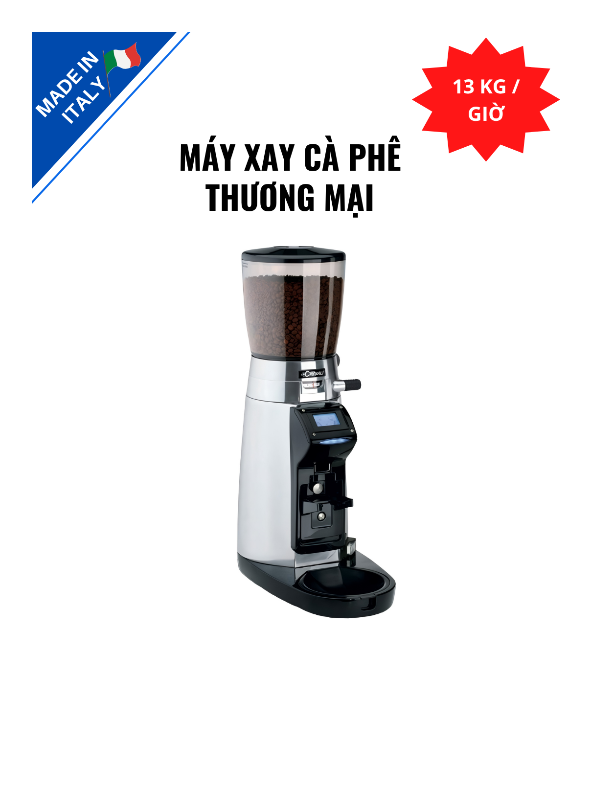  [CHÍNH HÃNG] Máy xay cà phê La Cimbali Magnum On Demand Touch Wireless - Sản xuất tại Ý 