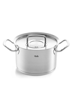  [CHÍNH HÃNG SẢN XUẤT TẠI ĐỨC] Bộ nồi inox cao cấp Fissler Original Pro 5 món (nắp inox) gồm 4 nồi 1 quánh (nồi cán dài) 
