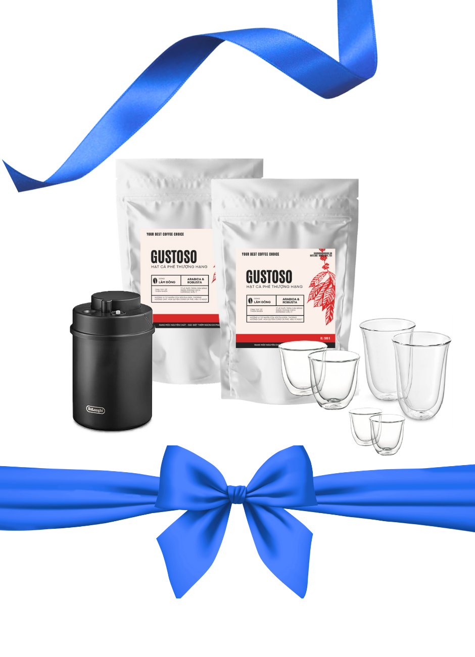  [CHÍNH HÃNG] Bộ quà tặng đẳng cấp - Combo phụ kiện không thể thiếu cho các dòng máy pha cà phê tự động Delonghi cao cấp 