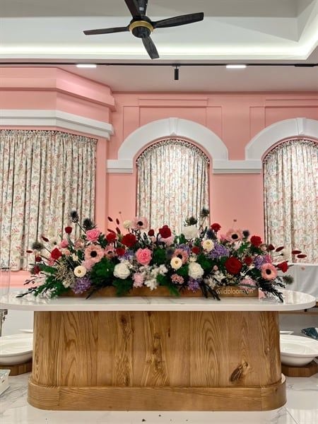 Khay hoa khô centerpieces M151245F