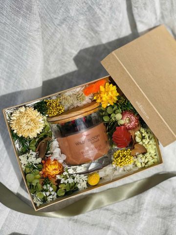 Set quà hoa và nến S35CF