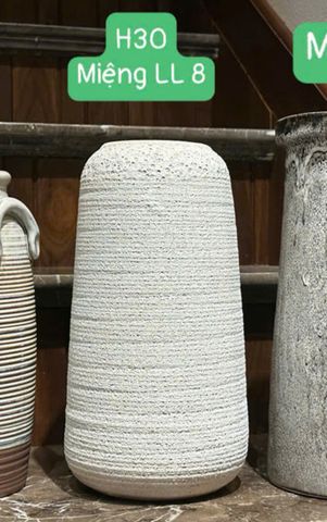 Bình gốm men Atlantis H30xW14xO08