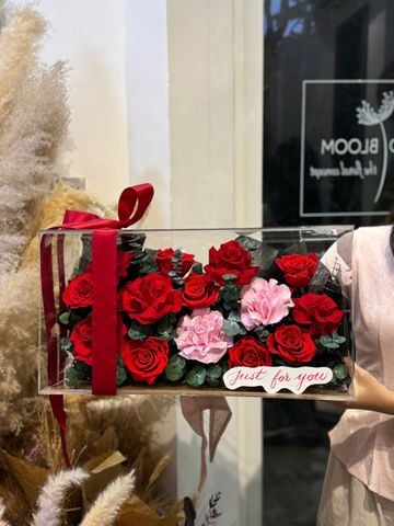 Hộp hoa hồng vĩnh cửu 1402