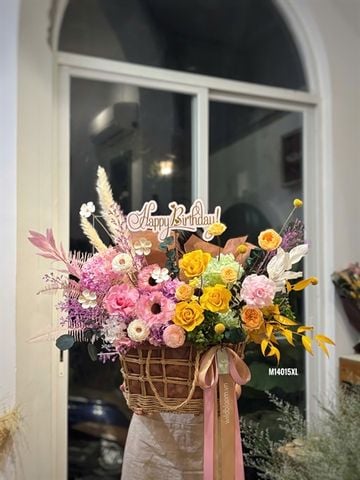 Giỏ hoa sinh nhật