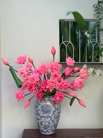 Set hoa sen hồng - M180039F