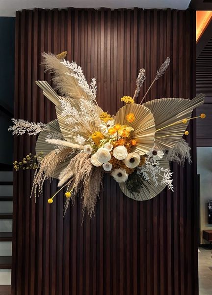 Wall hanger - Hoa khô treo tường M151247F