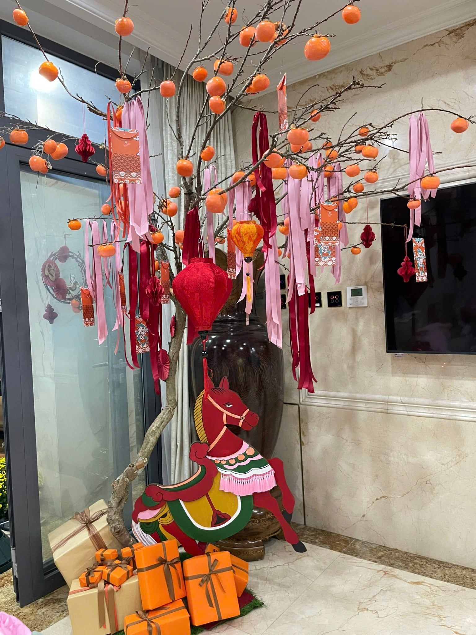 Gói decor tiểu cảnh Tết - Cây Phúc Lộc