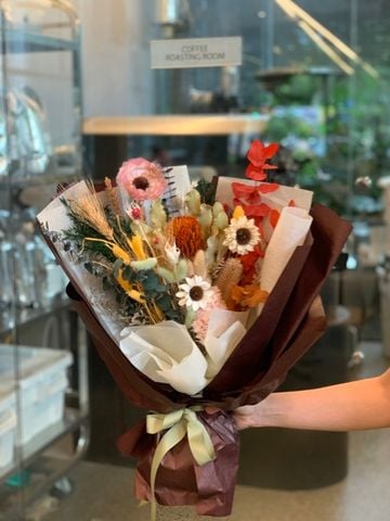 Bó hoa khô theme mùa thu M110257L