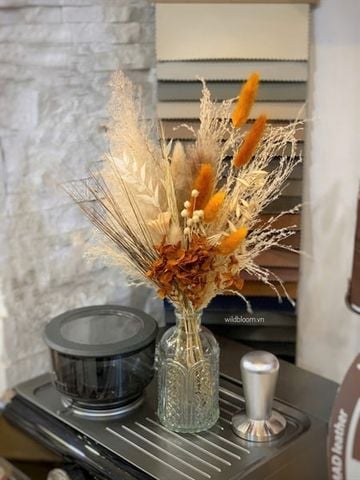 Bình hoa pha lê mini thả bình nhiều mẫu