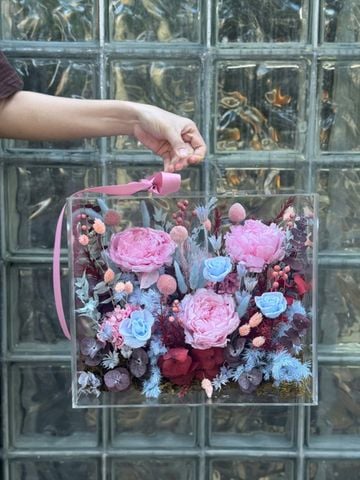 Hộp hoa Peony