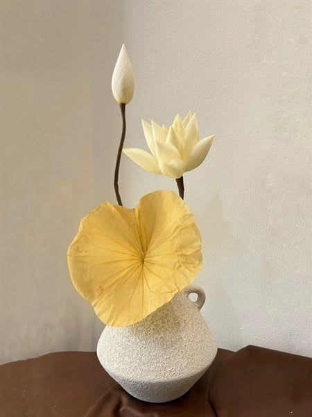 Bình hoa sen khô M180025S