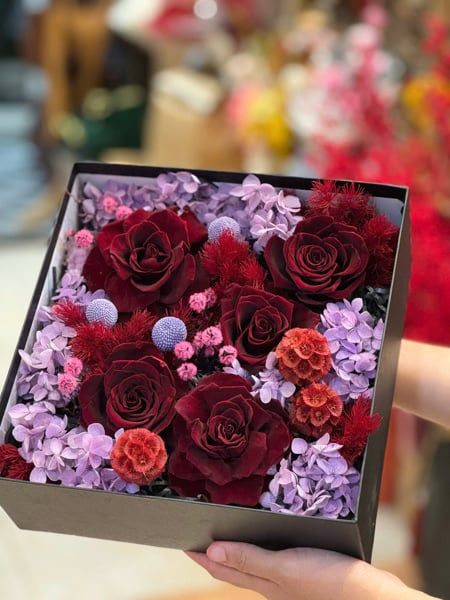 Hộp hoa Valentines