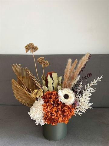 Chậu hoa khô nội thất 2 mặt M130690M