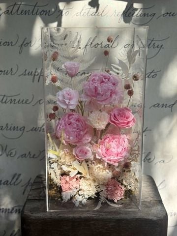 Hộp hoa Peony 48cm
