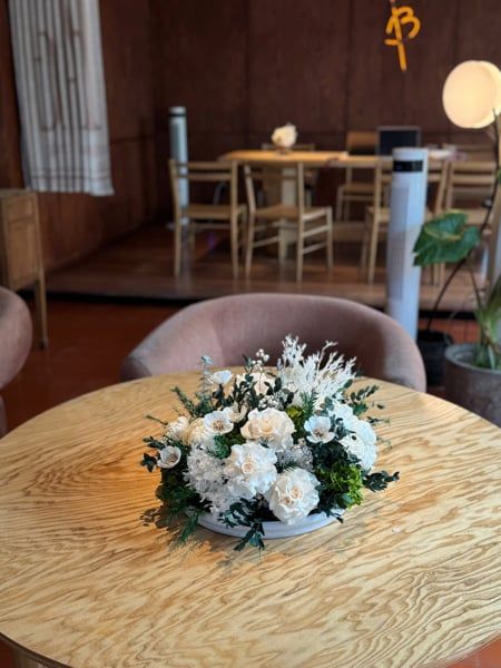 Khay hoa centerpiece D34