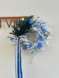 Vòng hoa treo cửa/tường theme biển