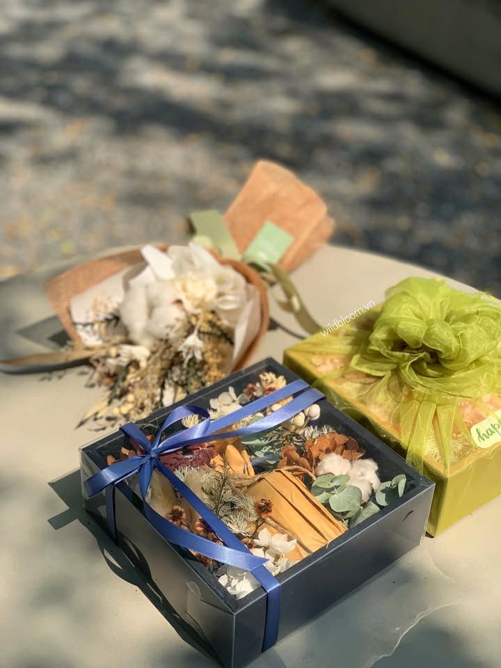 Hộp quà nến và hoa S39CF