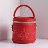  Túi The Box Do116 - Thêu Hoa Hồng 