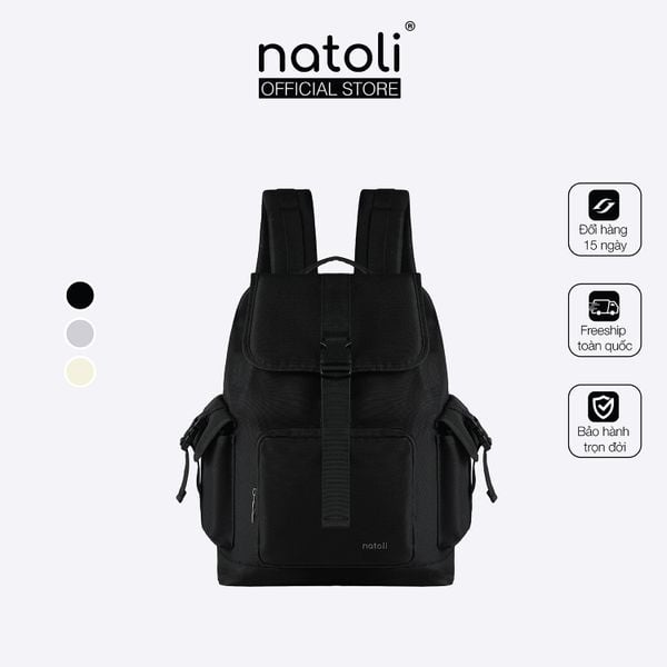 Balo nam nữ học sinh NATOLI -  BST Buckle Flap Backpack B31