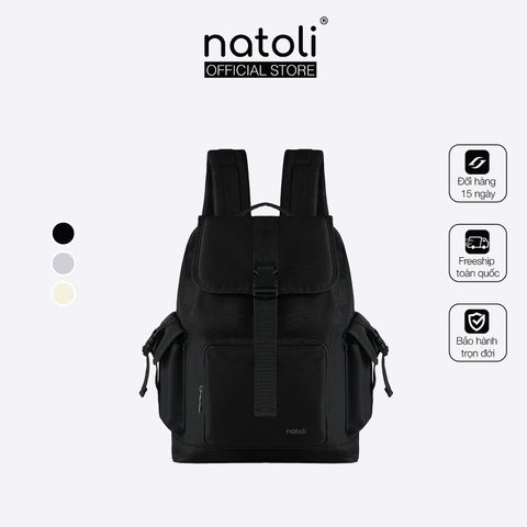 Balo nam nữ học sinh NATOLI -  BST Buckle Flap Backpack B31