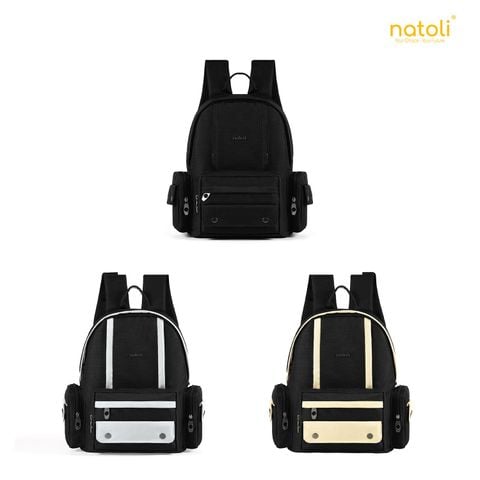 Balo đi học nam nữ NATOLI - BST Fashion Stripe Backpack B33