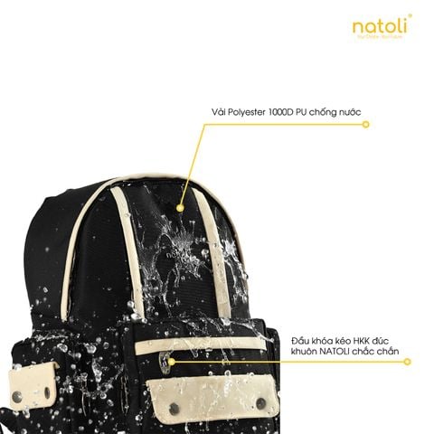 Balo đi học nam nữ NATOLI - BST Fashion Stripe Backpack B33