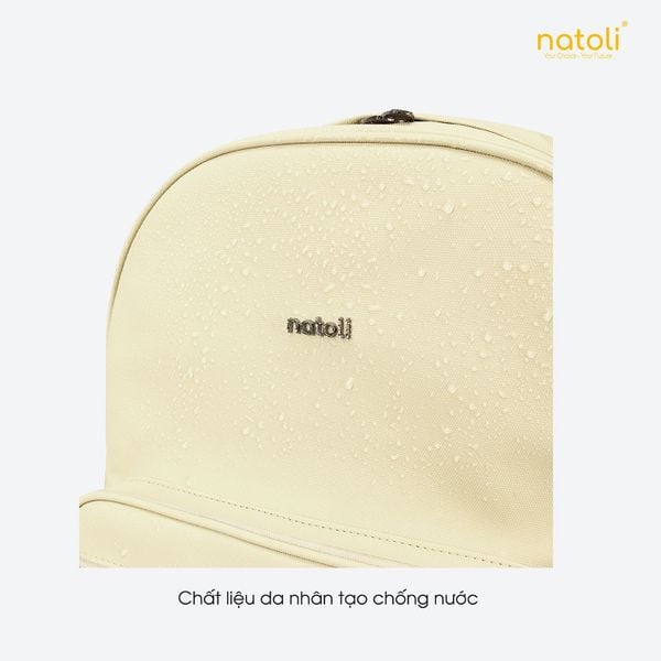 Balo da đi học NATOLI BST Unisex Leather School Backpack B27