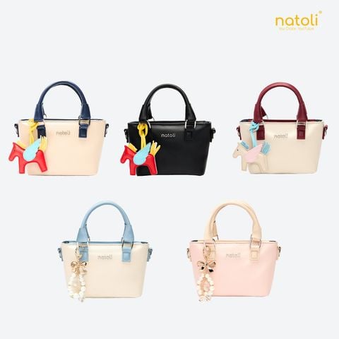Túi đeo chéo da cầm tay NATOLI BST Chic Mini Tote T32