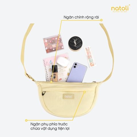 Túi phao đeo chéo nam nữ NATOLI - BST Soft Touch Crossbag T26