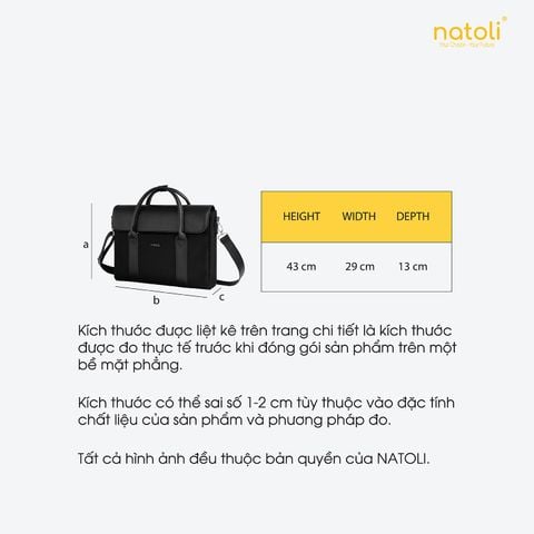 Túi công sở đi làm NATOLI - BST Elegant Office Bag T9
