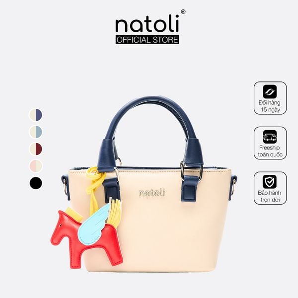 Túi đeo chéo da cầm tay NATOLI BST Chic Mini Tote T32