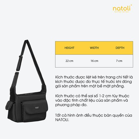 Túi đeo chéo đựng laptop NATOLI BST Buffalo Cross Bag T5