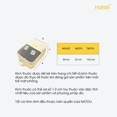 Túi đựng giày dép du lịch NATOLI - Elite Shoe Bag T28