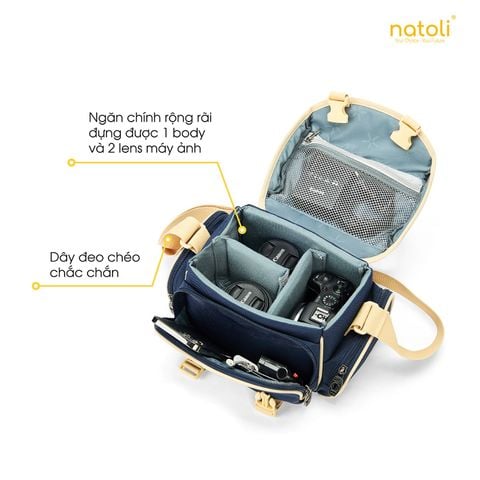 Túi đựng máy ảnh chống sốc Natoli - BST Compact Camera Bag T68