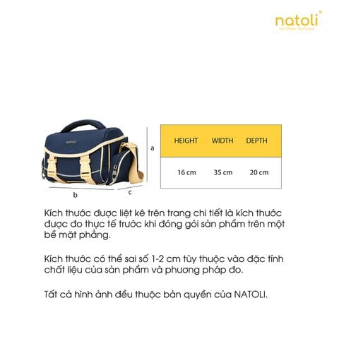 Túi đựng máy ảnh chống sốc Natoli - BST Compact Camera Bag T68