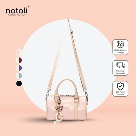 Túi đeo chéo da NATOLI - BST Trendy Bowling Bag T37